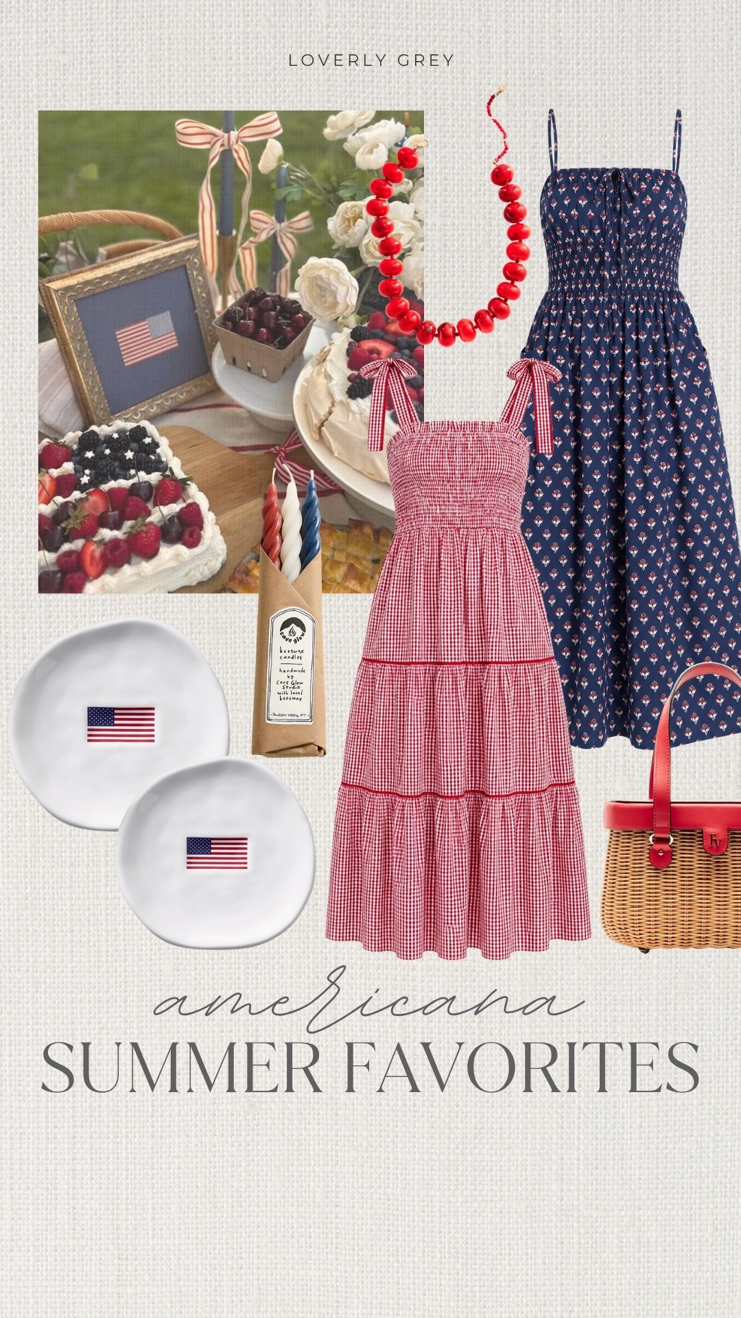 I always love adding a little Americana charm to summer celebrations. These dresses, festive accessories, and hosting pieces are perfect for everything from backyard barbecues to Fourth of July gatherings. The red, white, and blue details feel classic without being over the top.

#LTKSeasonal #LTKHome #LTKdayinmylife