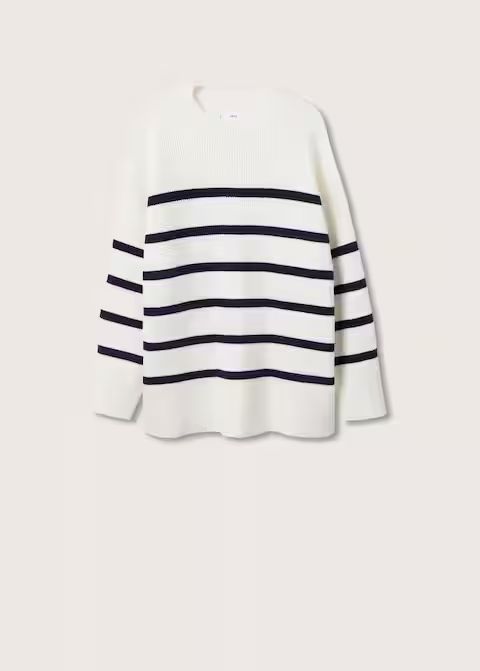 Striped rib sweater | MANGO (UK)