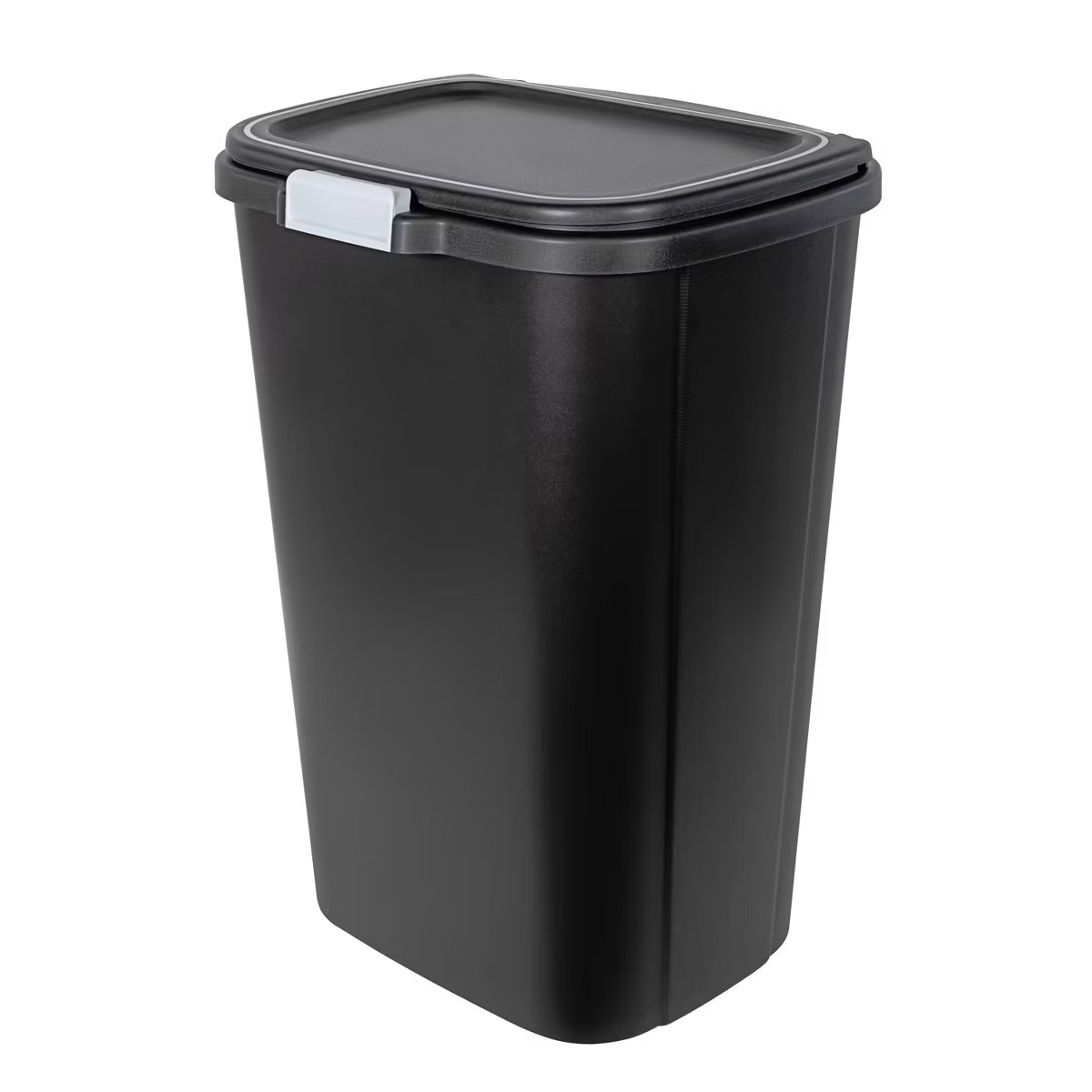 Hefty 13gal Odor Block Trash Can Black: Kitchen Touch-Top Garbage Can, Tight-Fitting Lid, Indoor,... | Target