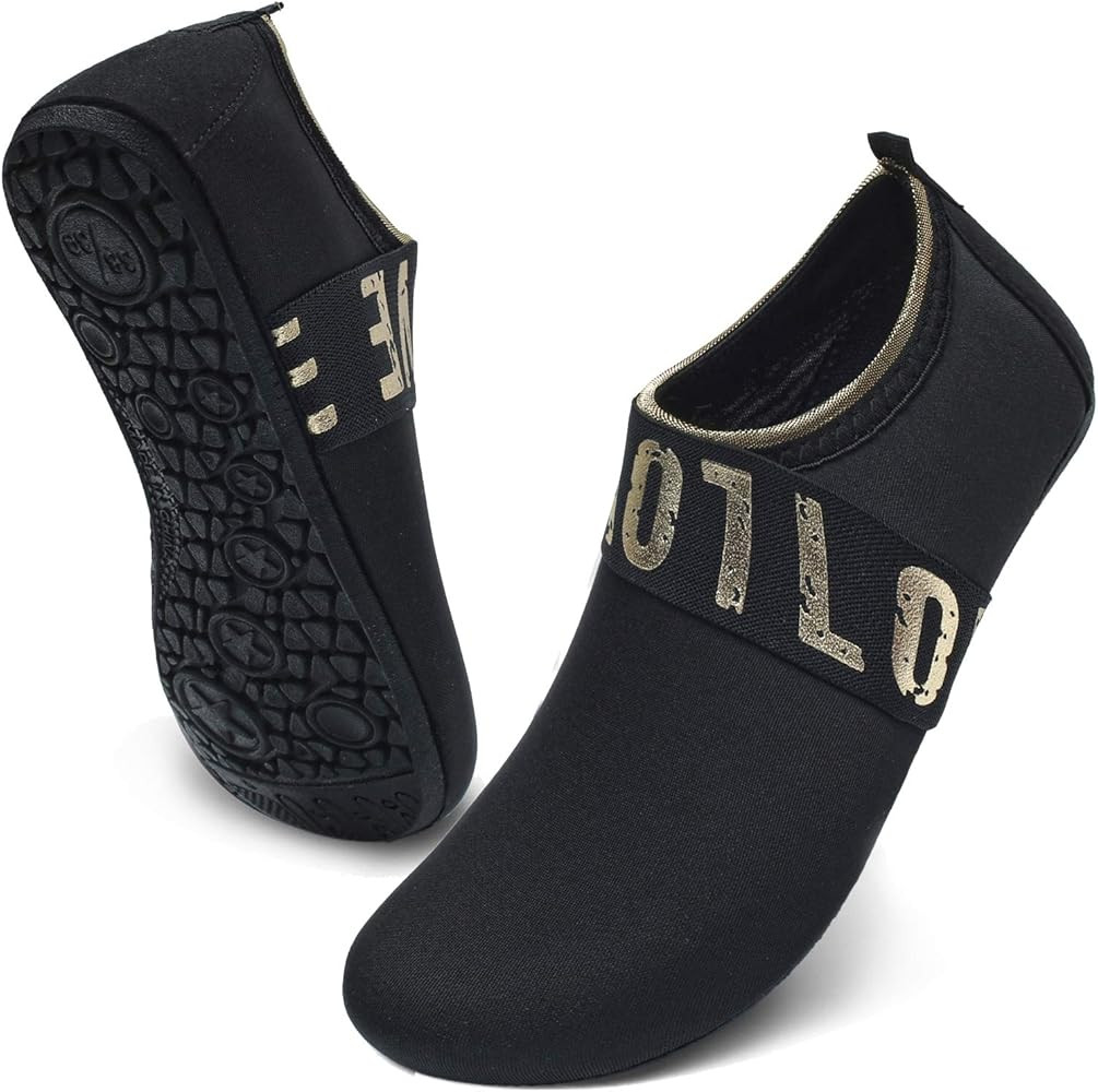 Summer Outdoor Beach Swim Aqua Water Shoes Socks for Women Men | Amazon (US)