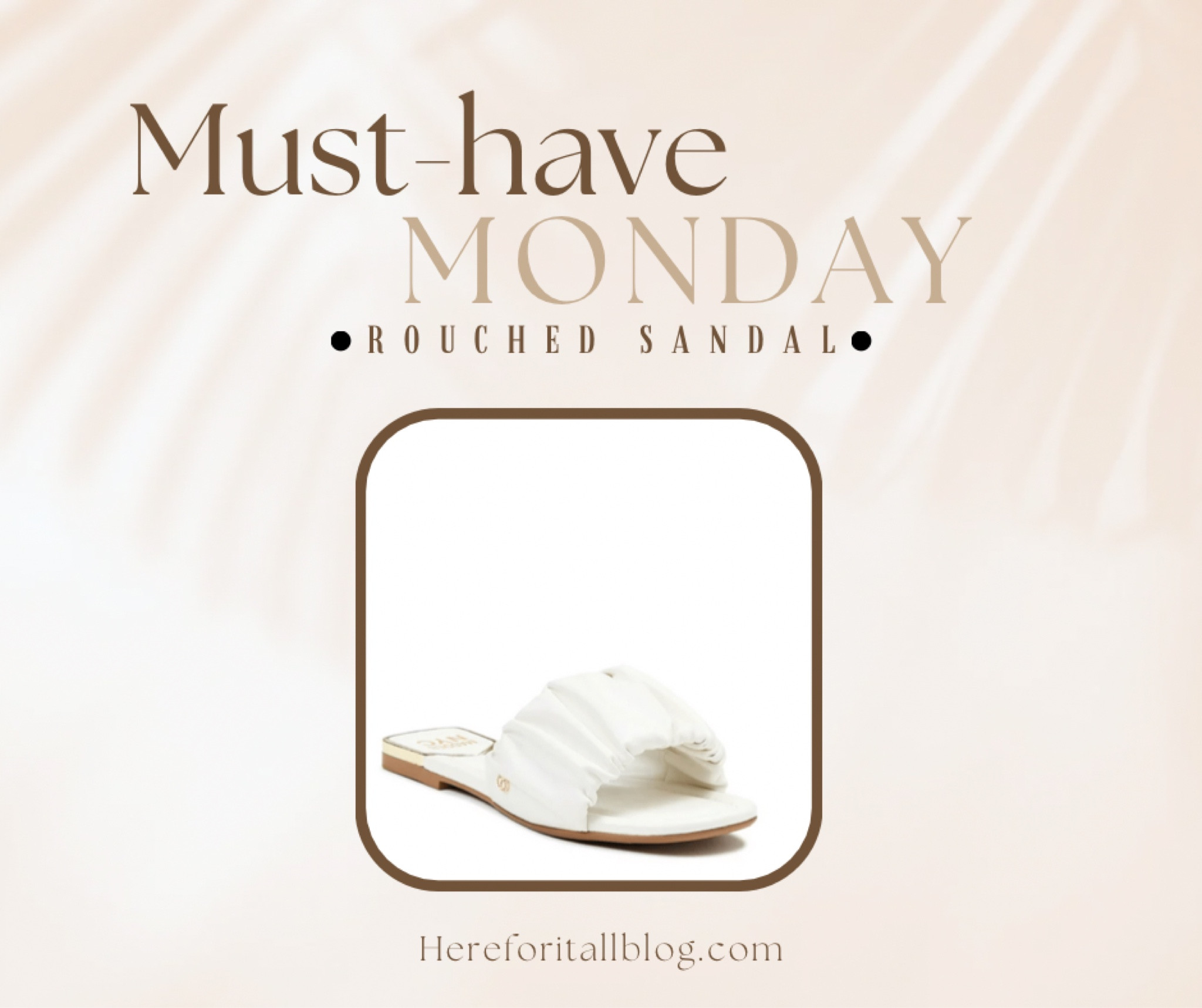 This week’s Must-have Monday are these Madden NYC sandals from Walmart! I found these in-store cheaper than online even but they are a bargain at twice the price. The quality and detail is through the roof incredible! Buy these now and thank me later ;)

#LTKshoecrush #LTKSeasonal #LTKunder50