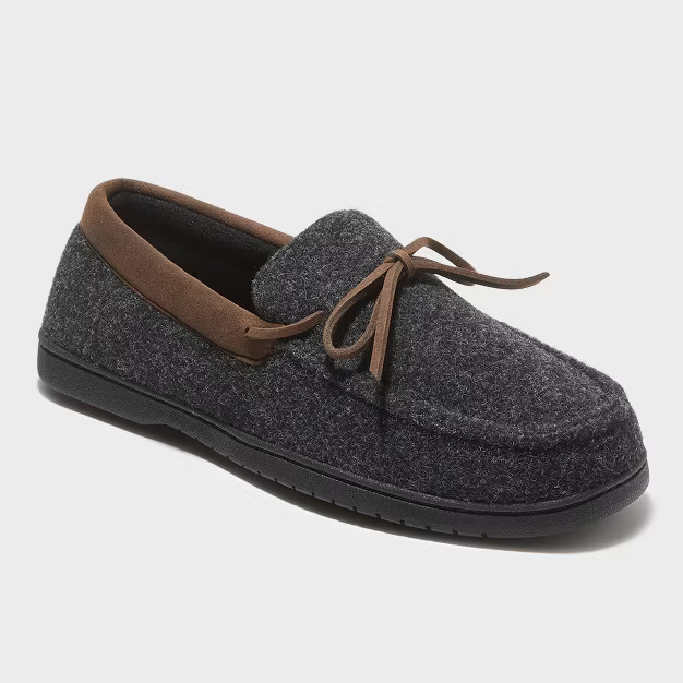Men's dluxe by dearfoams Jacoby Moccasin Slippers | Target