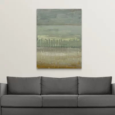 'Marine Abstract I' Jennifer Goldberger Painting Print | Wayfair North America