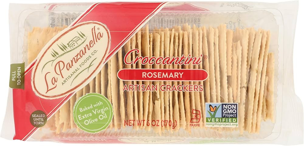 La Panzanella, Rosemary Mini Croccantini Cracker, 6 Ounce | Amazon (US)