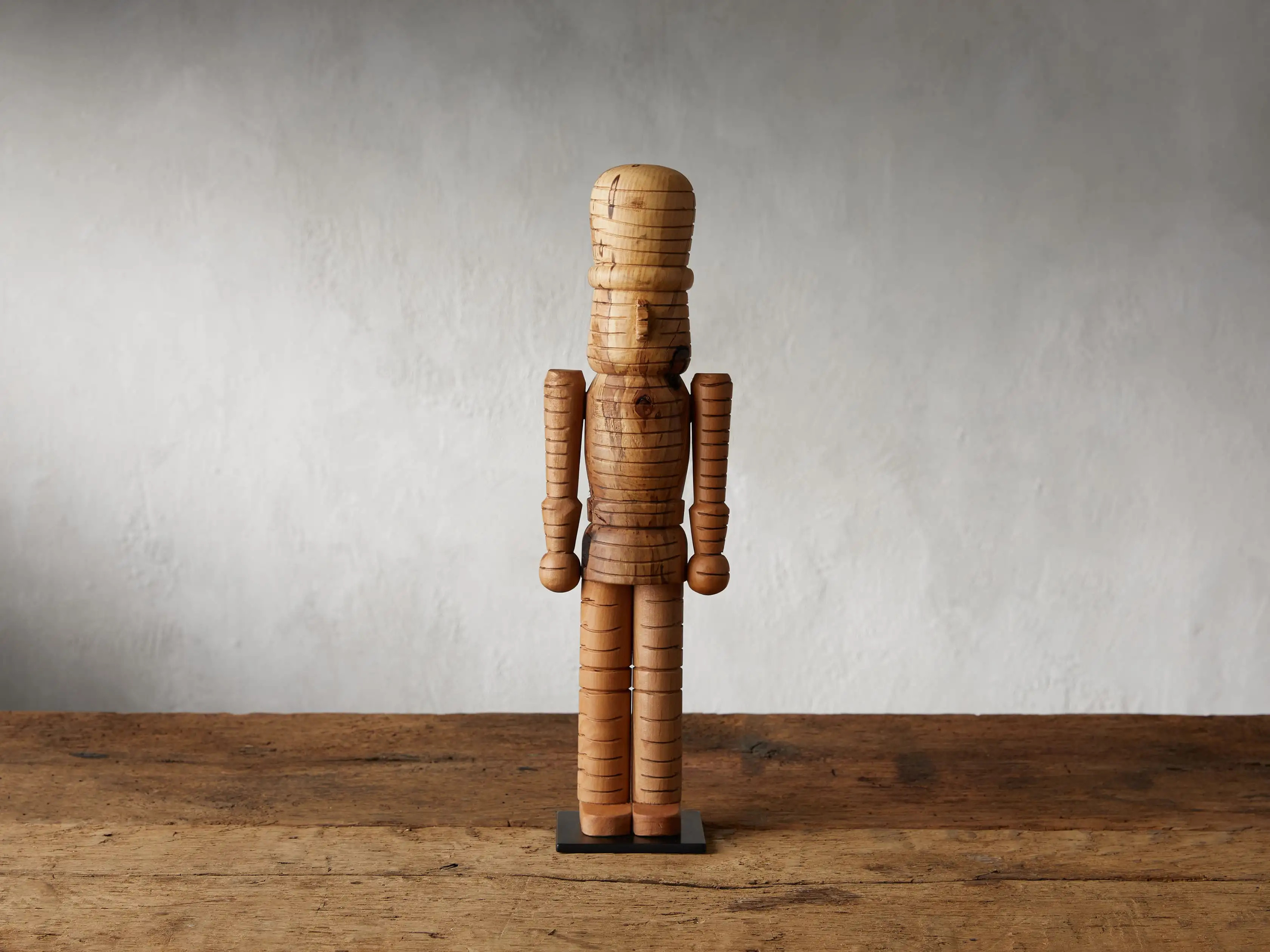 Wooden Nutcracker in Natural | Arhaus
