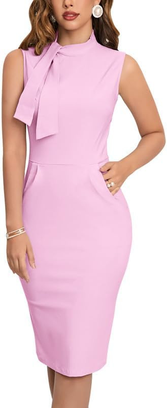 MUXXN Women's Audrey Hepburn Style Cute Little Black Dresses High Waist Bodycon Homecoming Dress | Amazon (US)