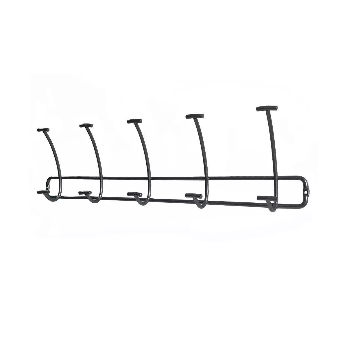 Bent Wire 5 Hooks Rail Black - Threshold™ | Target