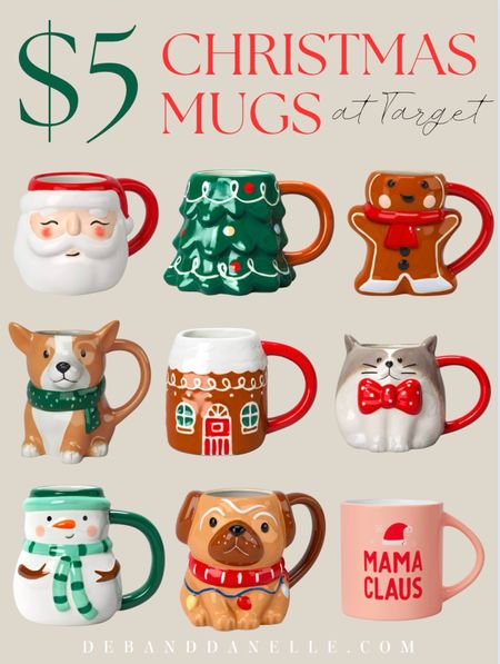 How cute are these $5 Christmas mugs! These would make excellent stocking stuffers 🤗

#LTKHoliday #LTKsalealert #LTKGiftGuide