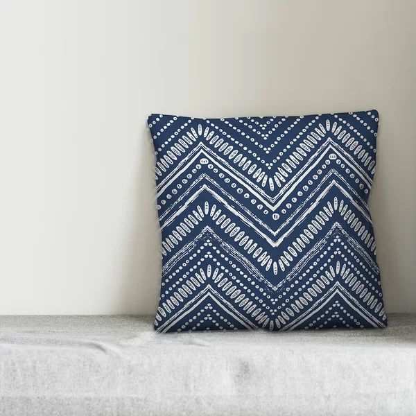 Reisinger Abstract Chevron Indoor/Outdoor Throw Pillow | Wayfair North America