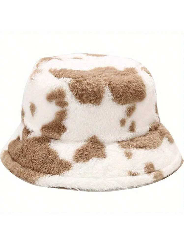 Winter Bucket Hat For Women Men Fluffy Warm Hat Women's Furry Fisherman Cap For Casual, Trips, Sp... | SHEIN