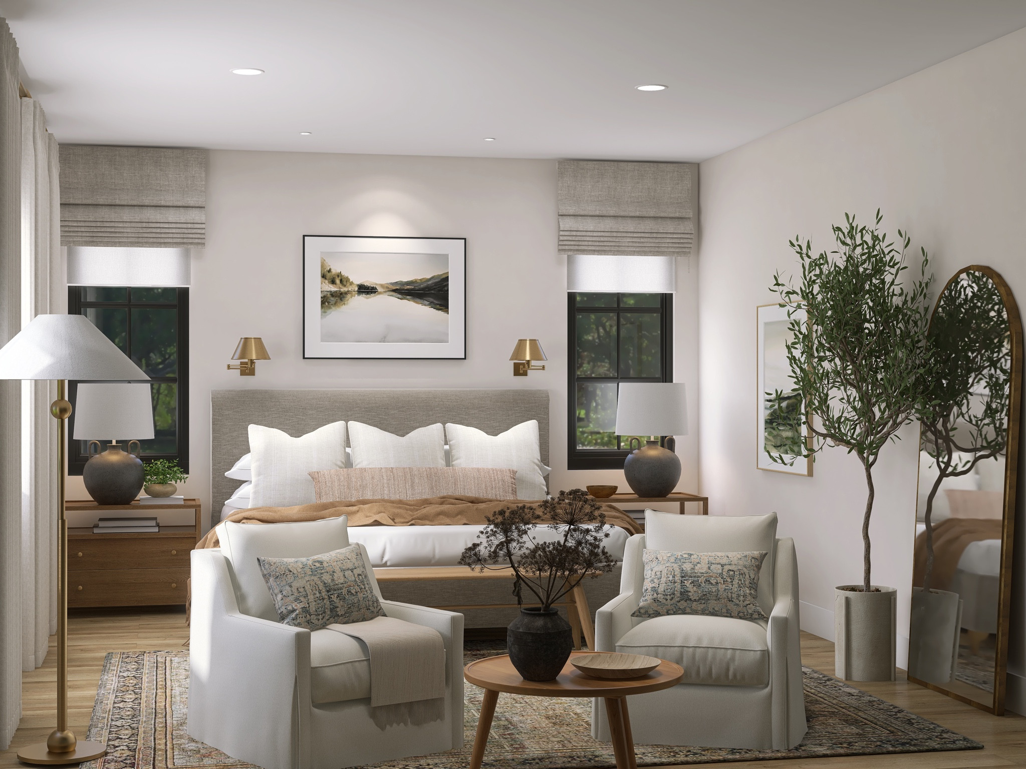 Layered and cozy bedroom design. The perfect combination for a good night’s sleep! Shop this look below. 🪴 

#LTKhome #LTKFind #LTKfamily