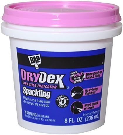 Dap 12328 DryDex Spackling Interior/Exterior, 1/2-Pint , White | Amazon (US)