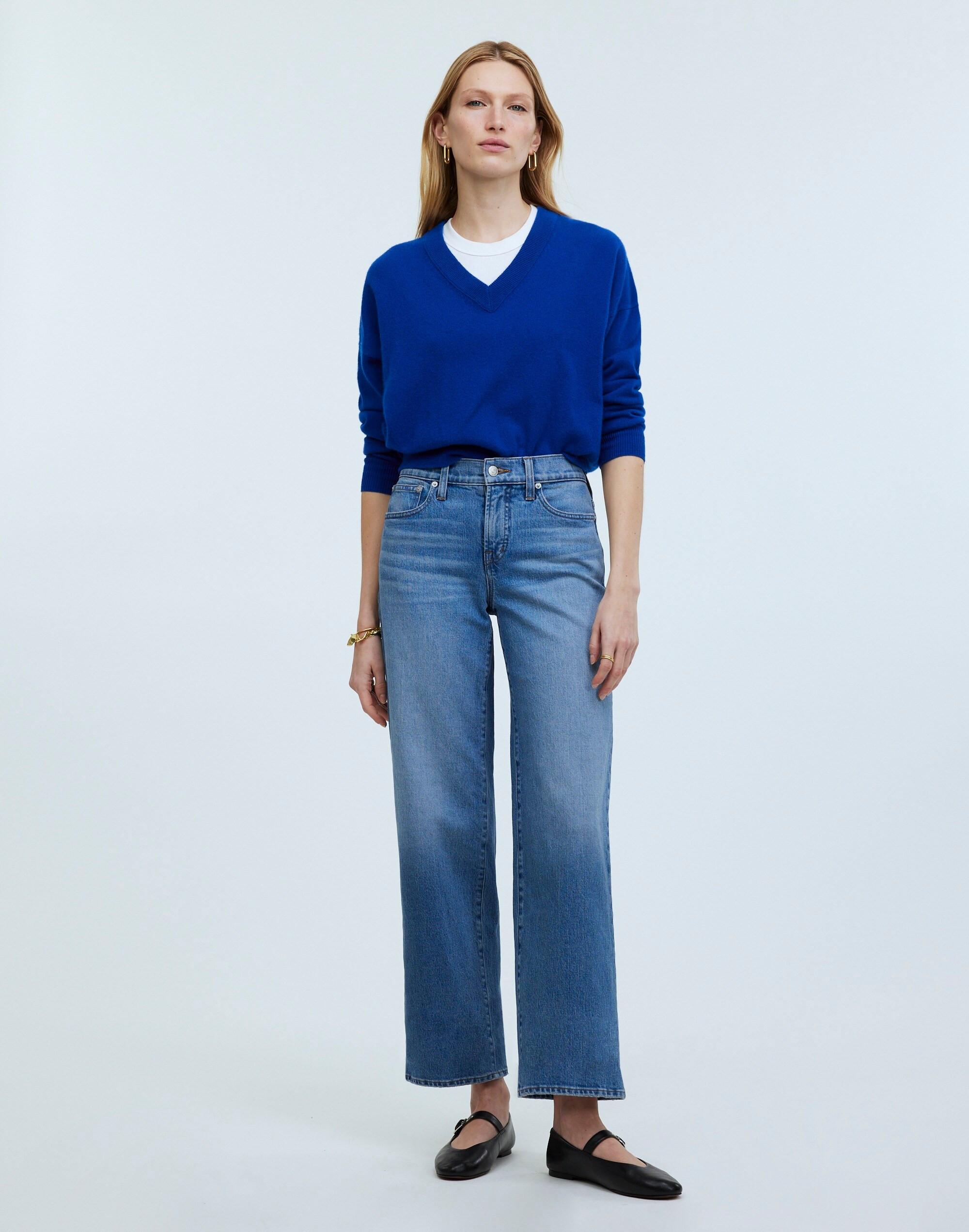 The Perfect Vintage Mid-Rise Wide-Leg Jean | Madewell