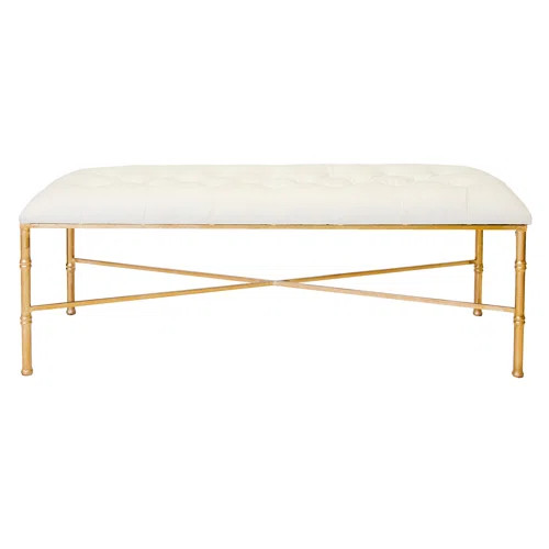 Bamboo Upholstered Bench | Wayfair North America