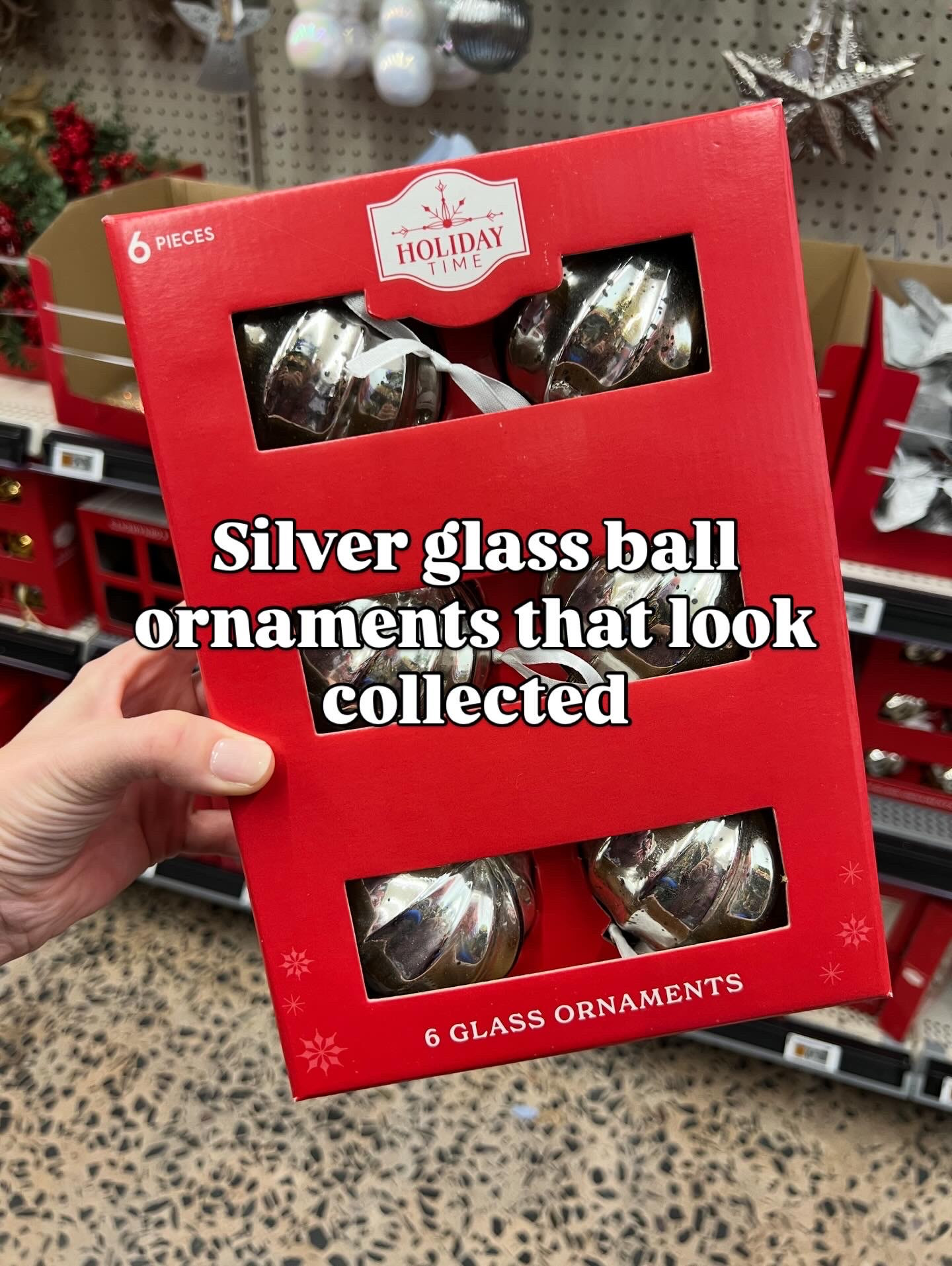 Love these ornaments at Walmart they look antique like mercury glass #walmart holiday Christmas decorations 

#LTKFindsUnder50 #LTKHoliday #LTKHome