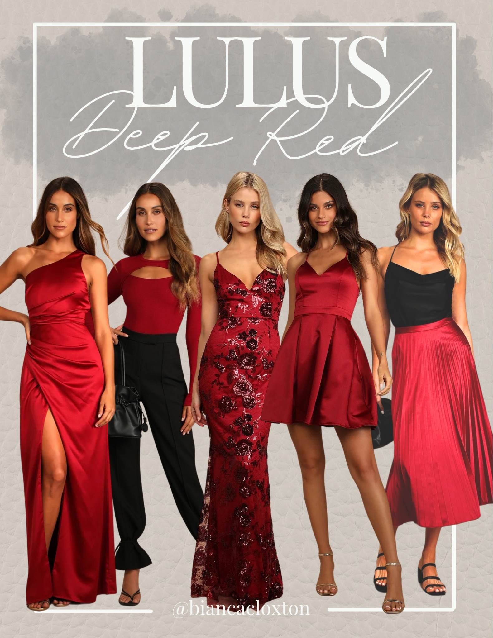 Deep Red Looks || Lulus ❤️

Red, dress, blouse, skirt, winter style, glam, outfit idea, maxi dress, mini dress, Lulus



#LTKstyletip #LTKSeasonal #LTKmidsize