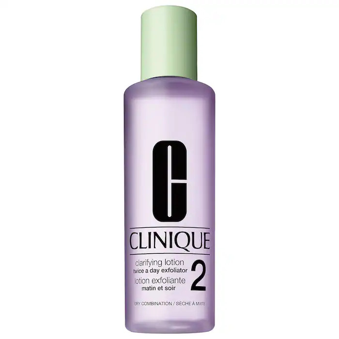 CLINIQUE Clarifying Face Lotion 2 Toner for Gentle Exfoliation of Dry Combination Skin | Sephora (US)