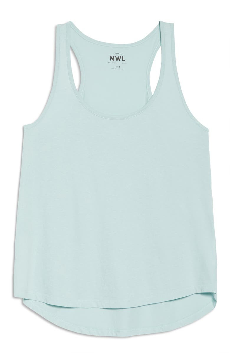 Madewell MWL Softfade Cotton Racerback Tank Top | Nordstrom