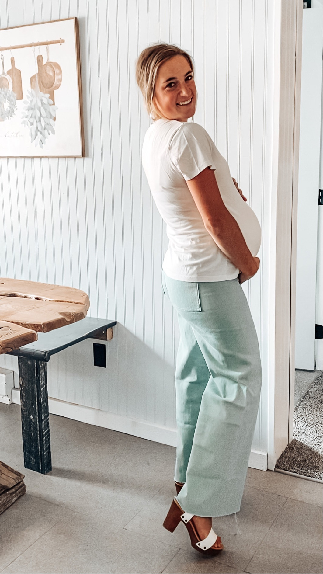 Maternity 
Maternity outfit 
Summer maternity outfit 
Fall maternity outfit 
Summer maternity 
Fall maternity 
Maternity pants 
Bump friendly 
Date night maternity outfit

#LTKstyletip #LTKshoecrush #LTKbump