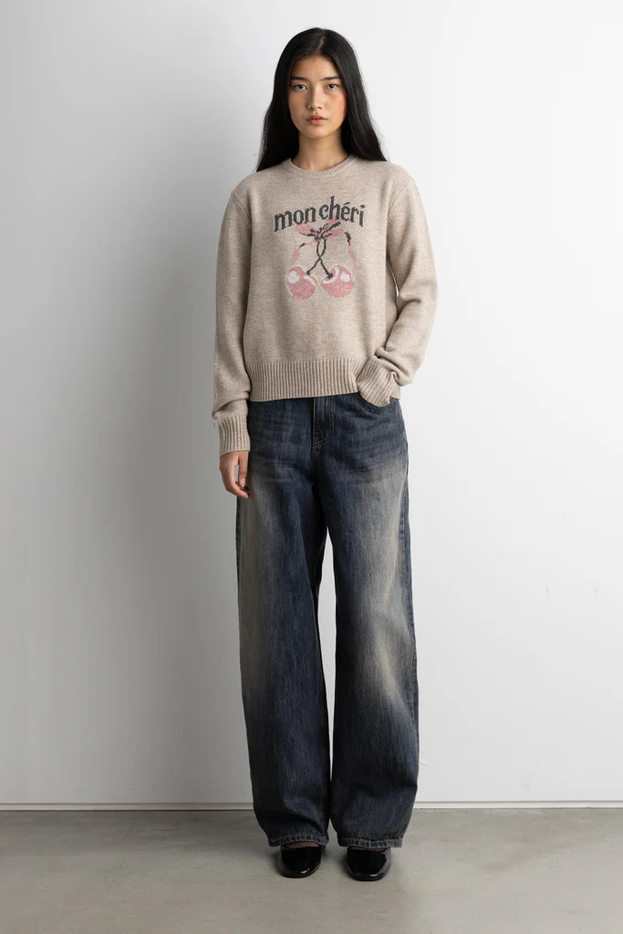 CHERRY INTARSIA SWEATER | OAK + FORT