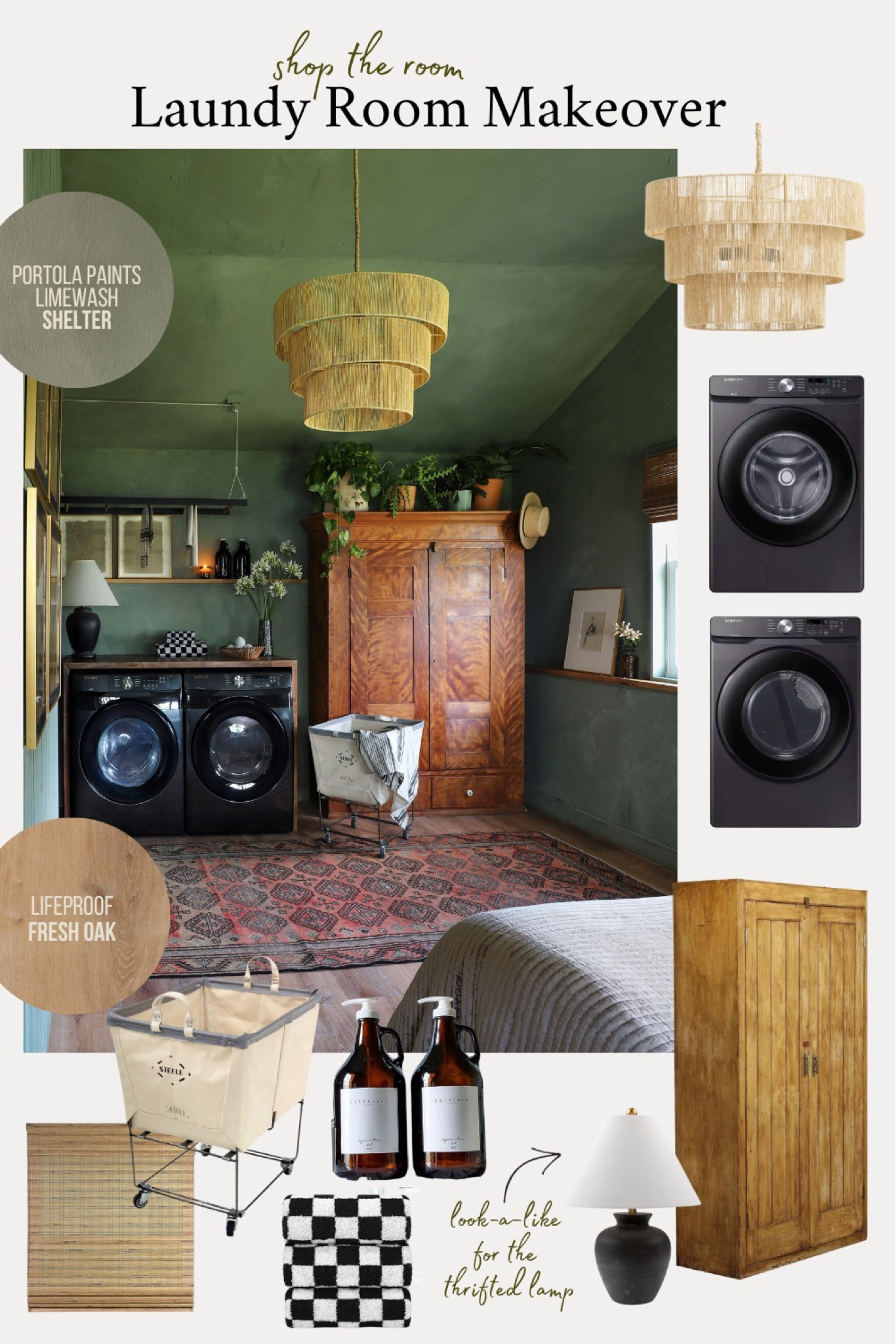 Shop the decor from the 3-day Laundry Room Makeover featured on Makeover by Monday  

#LTKhome