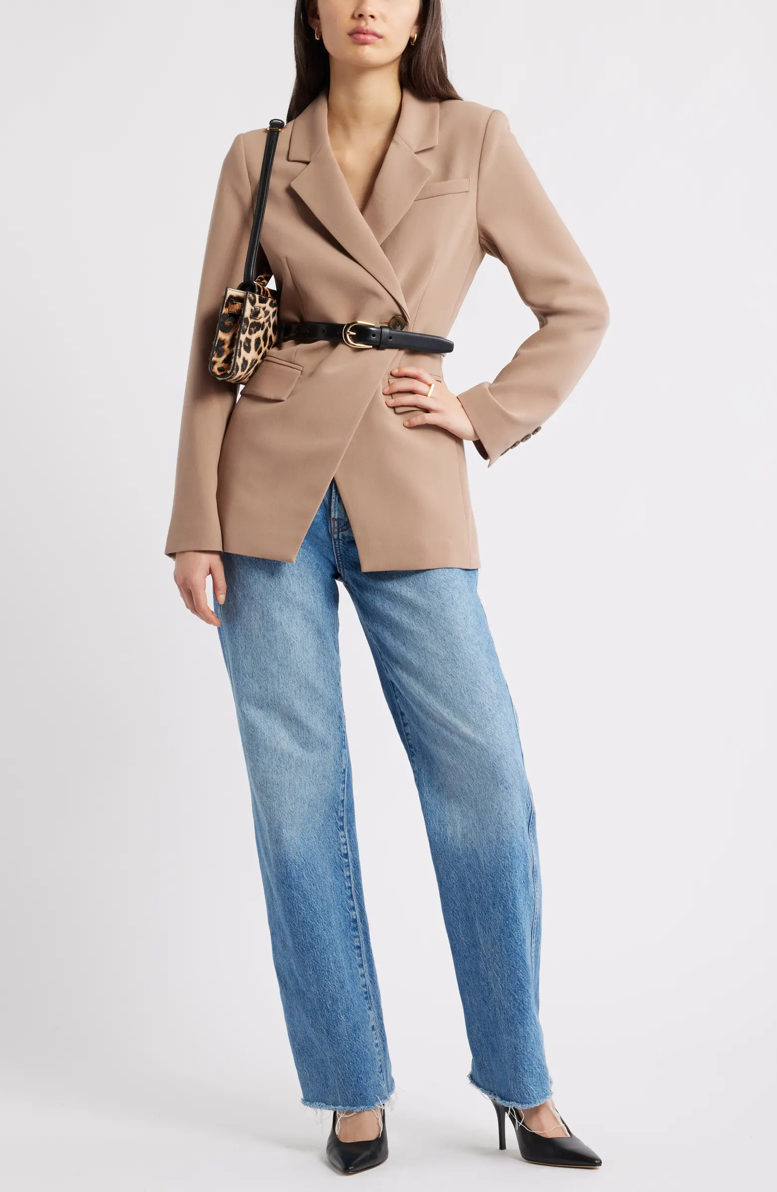 The Icon Asymmetric Fitted Blazer | Nordstrom
