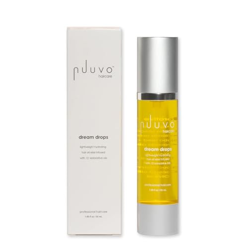 Dream Drops Hair Oil by Nuuvo - Ultra-Lightweight Hydrating Treatment with Castor, Jojoba, Avocado & Argan Oil - Heat Protectant Detangling Serum for Dry, Damaged or Frizzy Hair for Shine & Strength | Amazon (US)
