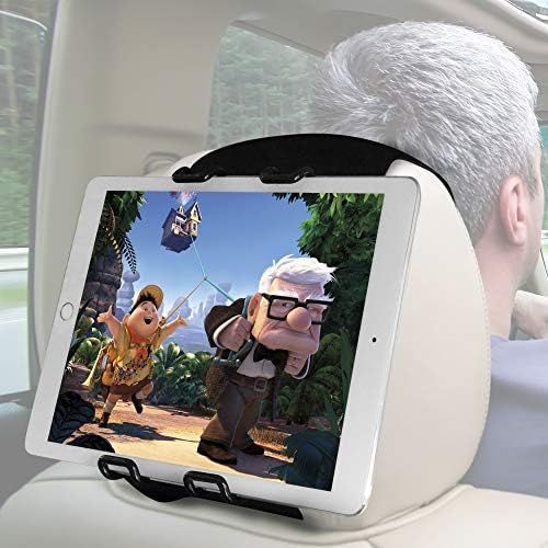 Macally Headrest Tablet Holder for Car Back Seat - iPad Car Mount for Kids with Adjustable Strap ... | Amazon (US)