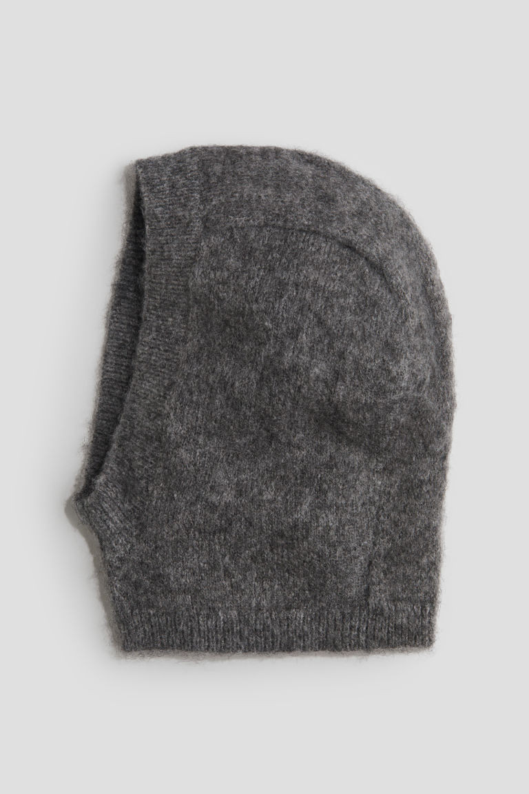 H & M - Fine-knit balaclava - Grey | H&M (UK, MY, IN, SG, PH, TW, HK)