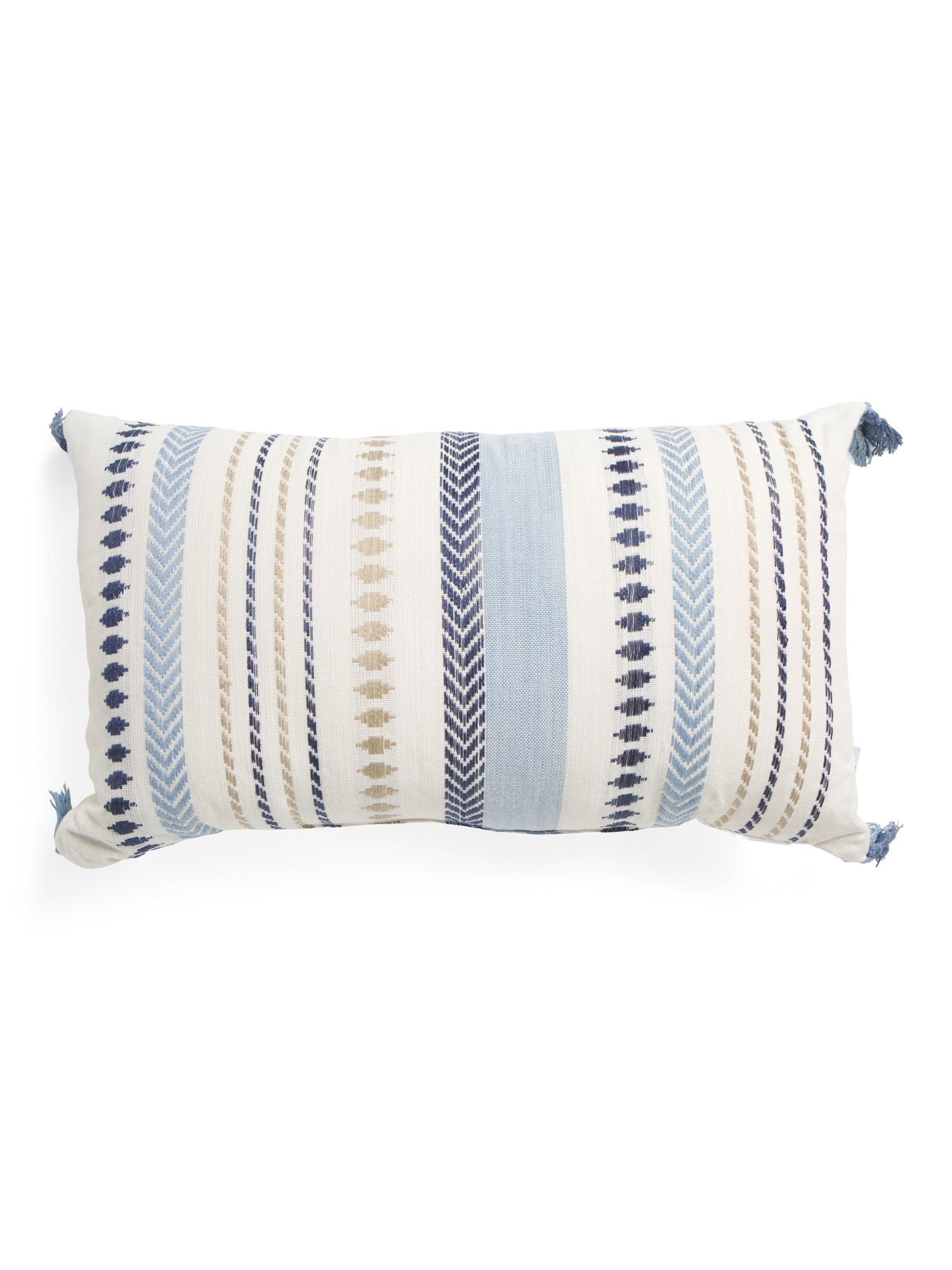 14x24 Indoor Outdoor Tassel Pillow | TJ Maxx