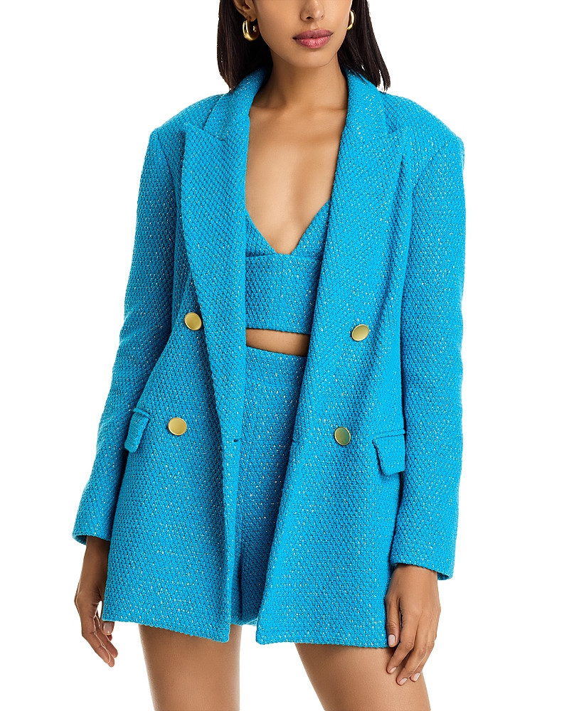 L'Agence Riva Knit Double Breasted Blazer | Bloomingdale's (US)