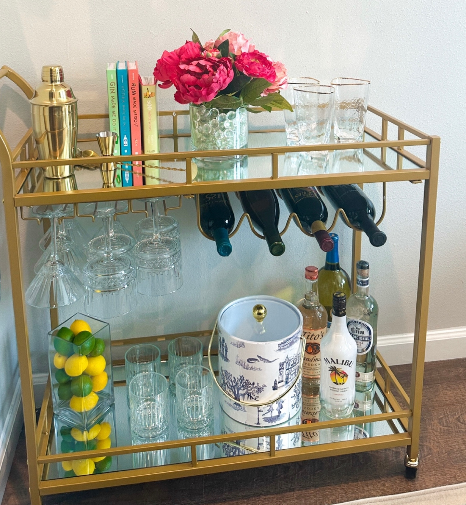 Apartment Bar Cart 

#LTKstyletip #LTKhome #LTKparties