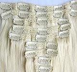 Pale Blonde Clip In Remy Human Hair Extensions | Amazon (US)