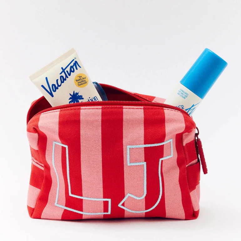 Striped Take It Away Custom Storage Pouch - Custom Cabana | BaubleBar