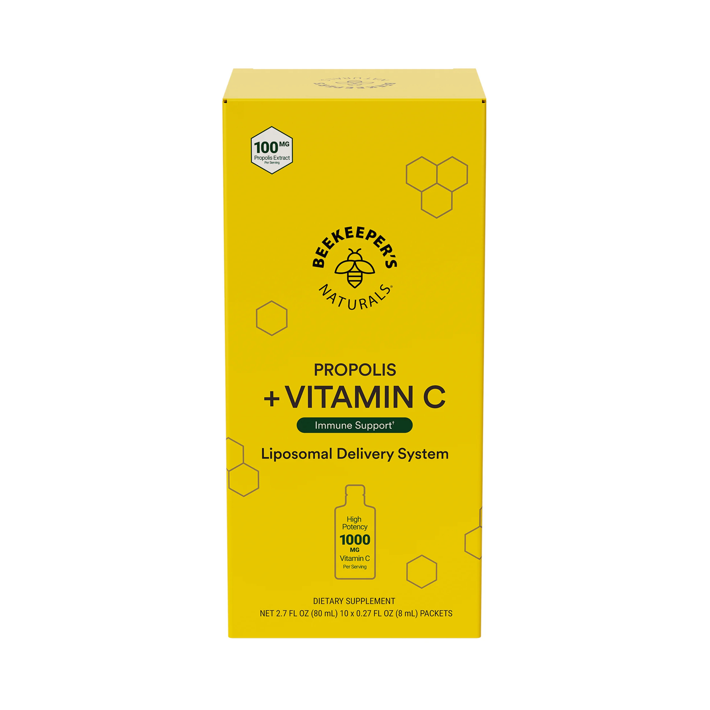 Beekeeper's Naturals Propolis Liposomal and Vitamin C, 1000mg Vitamin C, Propolis & Organic Honey... | Walmart (US)