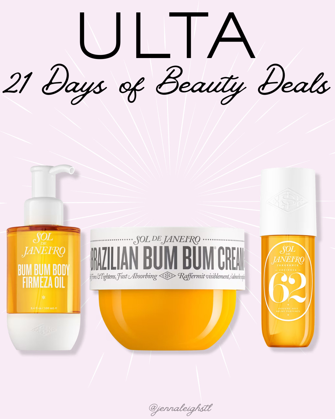 Sol de Janeiro is on sale today during the Ulta 21 Days of Beauty. 

 #LTKSaleAlert #LTKMidsize #LTKBeauty