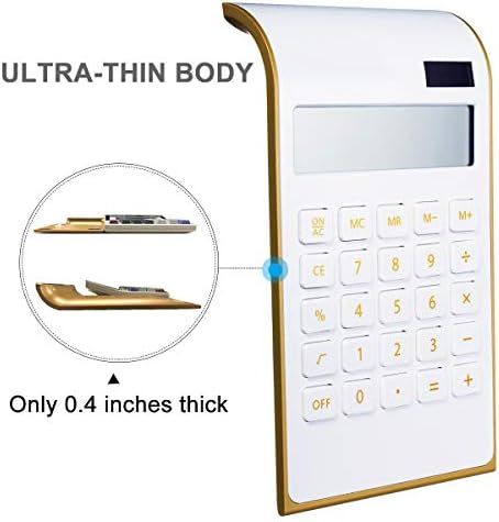 Caveen Calculator Ultra Thin Solar Power Calculator for Home Office Desktop Calculator Tilted LCD... | Amazon (CA)