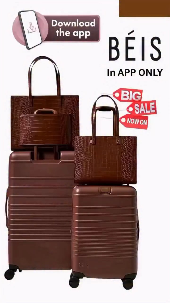 🚨 BÉIS @beistravel  APP-ONLY WAREHOUSE SALE 🚨

Up to 50% OFF your favorite travel essentials 

✨ Pack more, spend less
✨ Luxury travel look without the luxury price
✨ Limited-time + app exclusive deals

Trust me… these sets sell out FAST (and yes, I’m grabbing another color )

👉🏽 Download the BÉIS app NOW to unlock the sale

#BeisTravel #BeisSale #TravelEssentials 

#LTKSaleAlert #LTKTravel #LTKootd