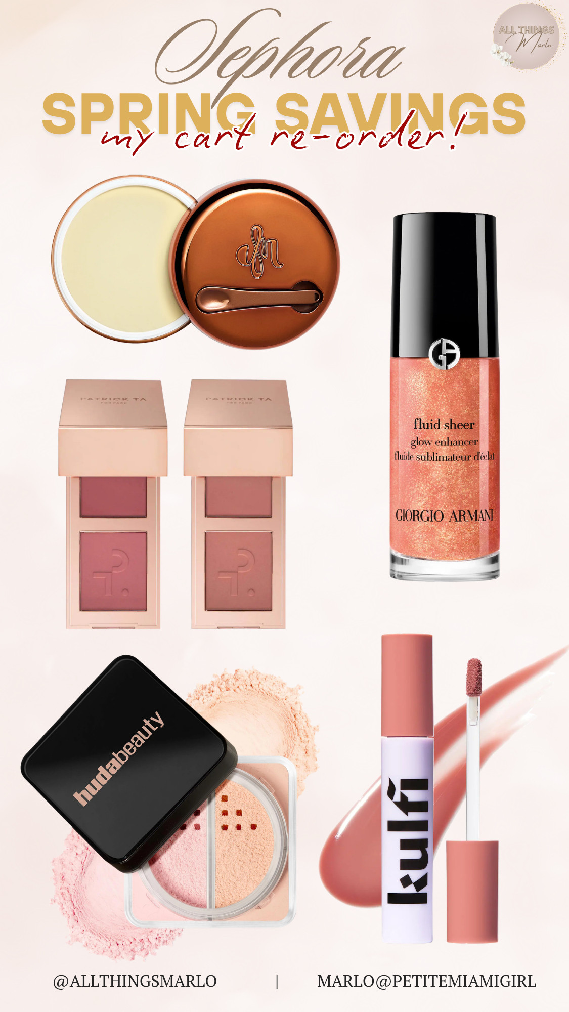 Sephora spring savings - my cart re-order! 

 #LTKdayinmylife #LTKgrwm #LTKselfcare