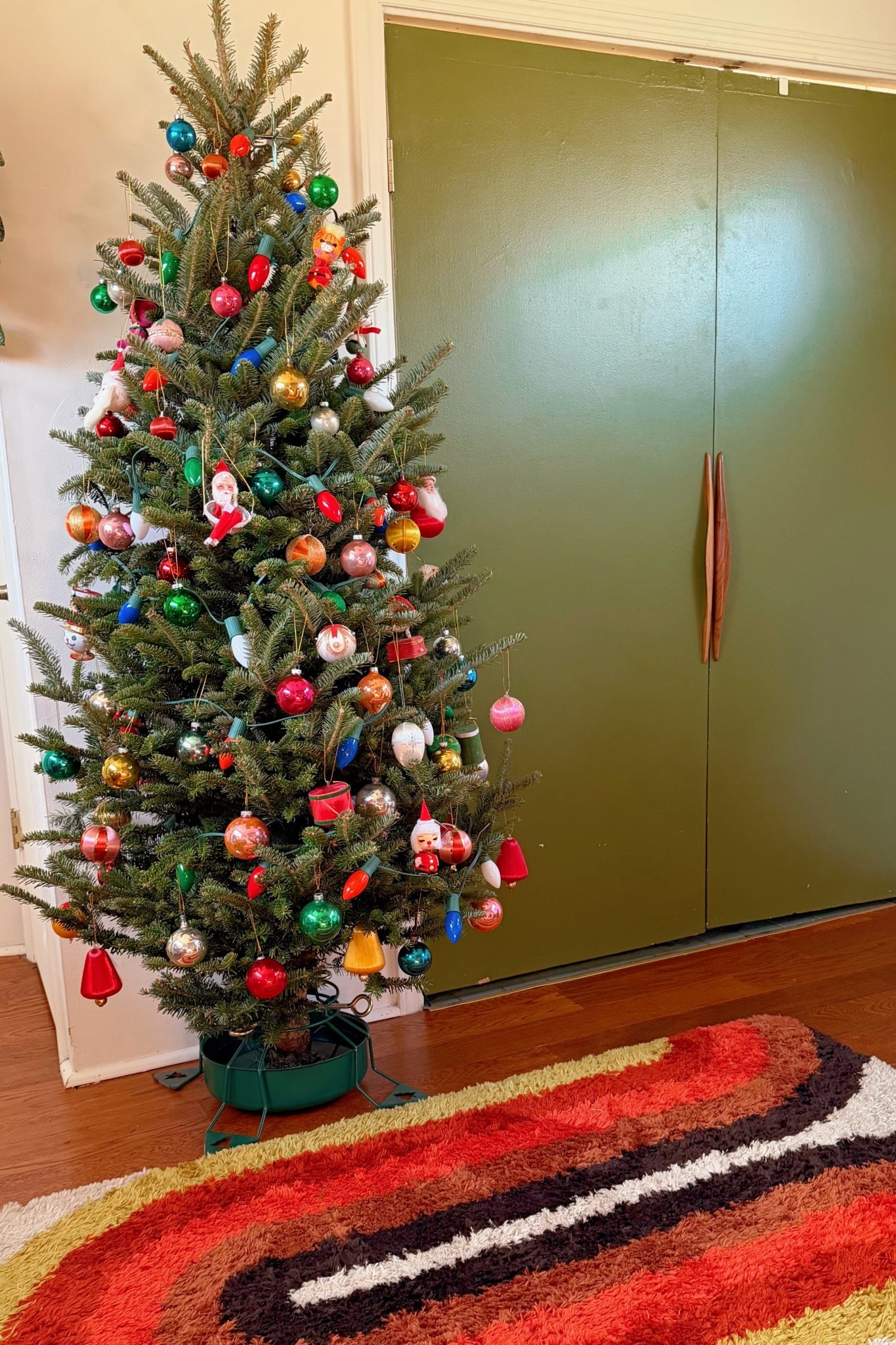 Our real tree with a 70s flare. 🎄

#LTKHoliday