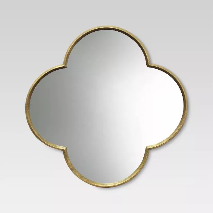 Quatrefoil Decorative Wall Mirror Gold Finish - Threshold™ | Target