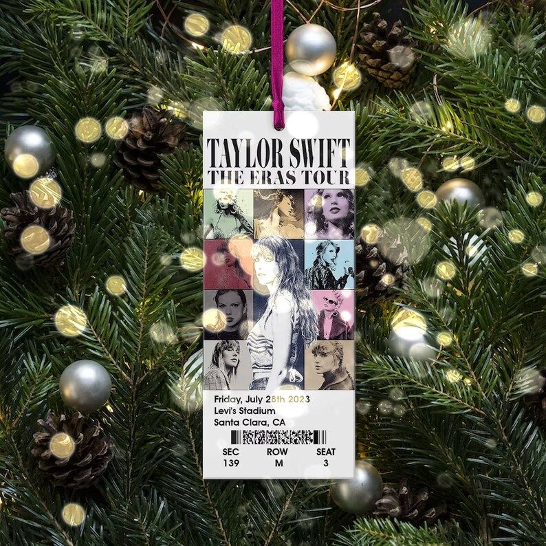 Personalized Eras Tour Ticket Acrylic Ornament the Eras Tour - Etsy | Etsy (US)