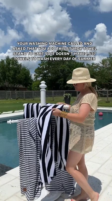 This sturdy towel stand continues to be a best seller for summer! 

Outdoor furniture / patio furniture/ pool furniture / swim / coverup / swimwear / pool towel / beach towel / sun hat / sunglasses / Amazon fashion / summer outfit / vacation outfit 

#LTKswim #LTKsalealert #LTKhome