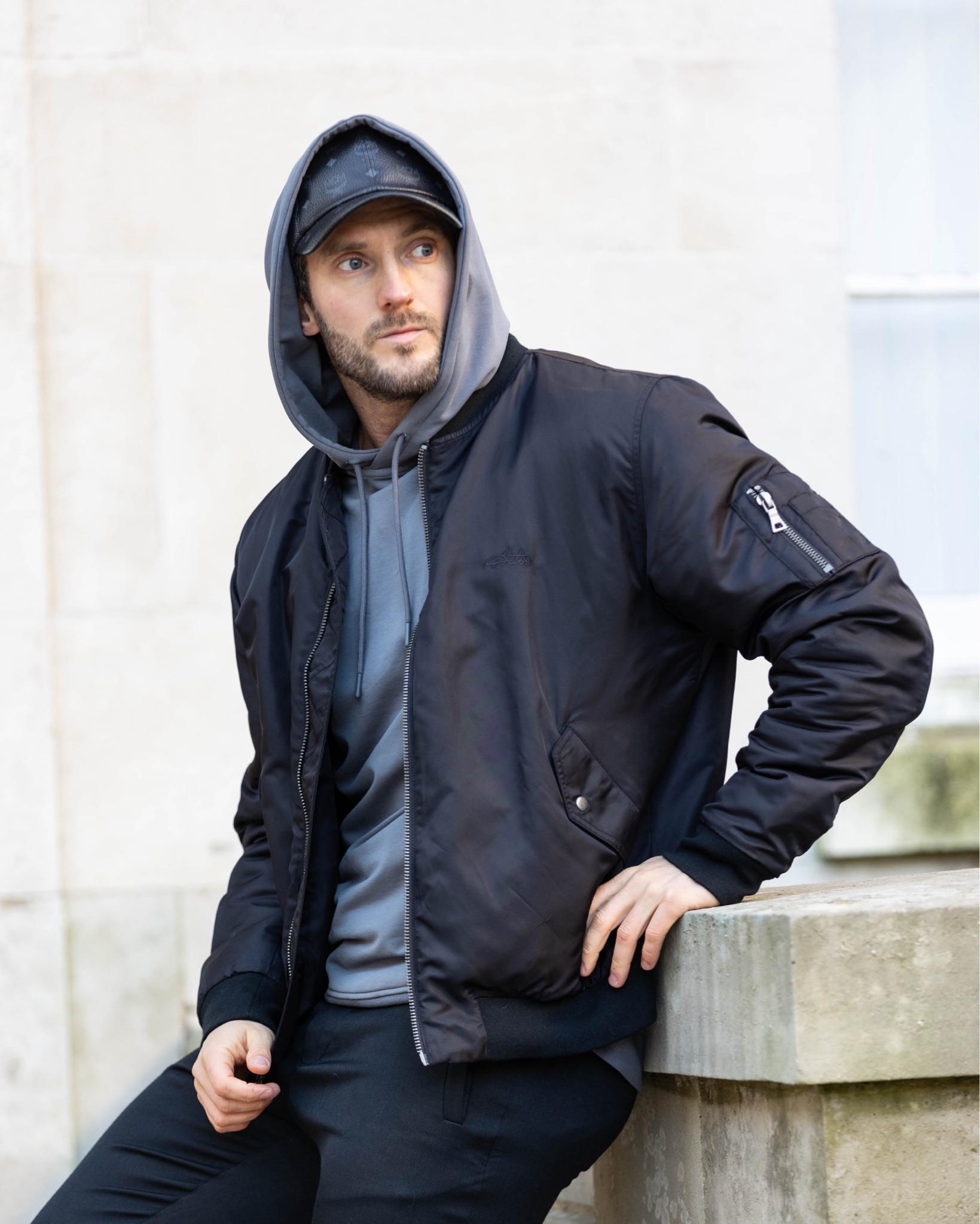 The bomber/hoodie combo fit is a must for a more laid back vibe 👌🏼use SHANECROM to save 💰 at  aetos apparel . 

#LTKmens #LTKU