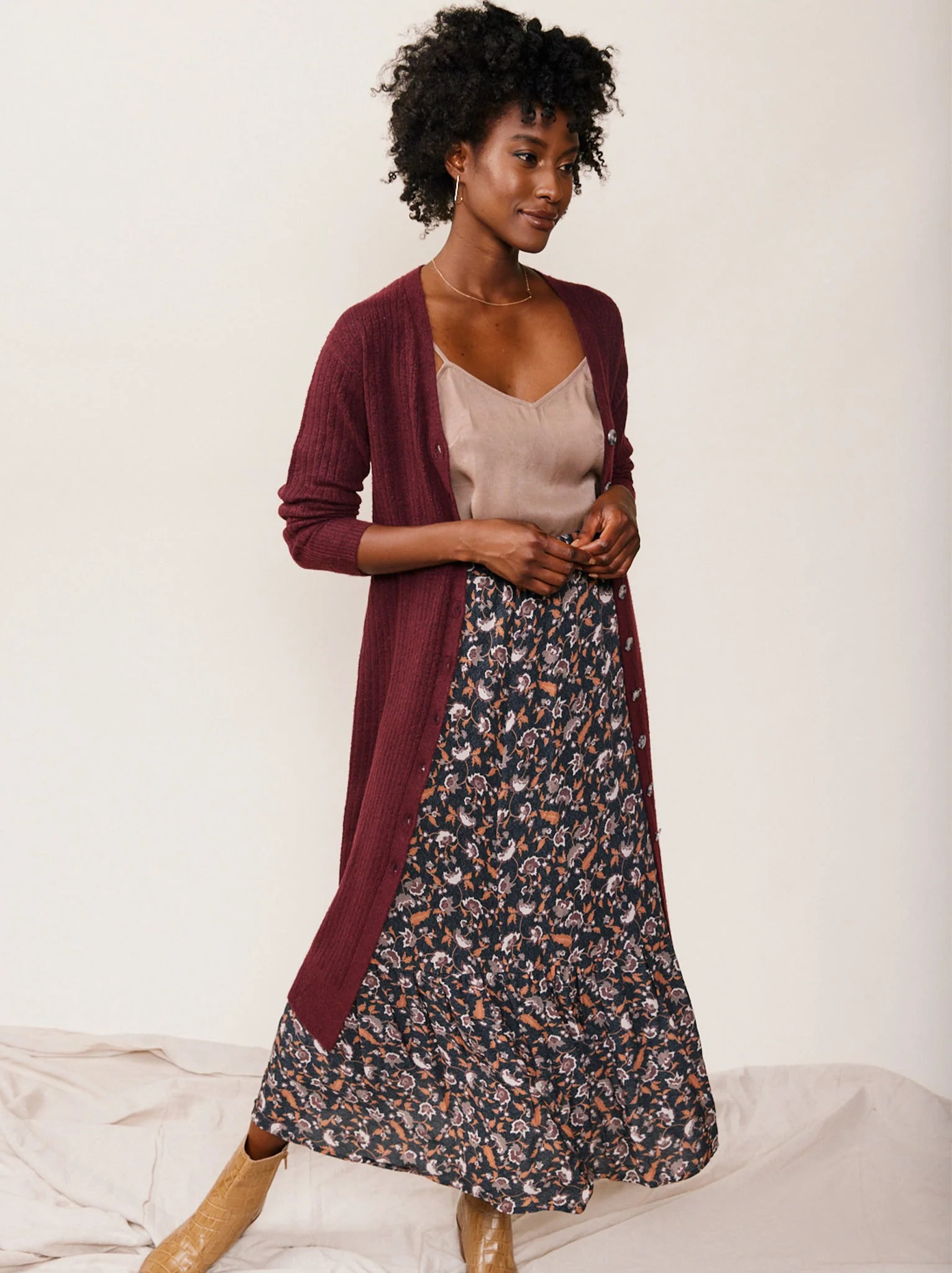 Catherine Flounce Maxi Skirt | ABLE Clothing