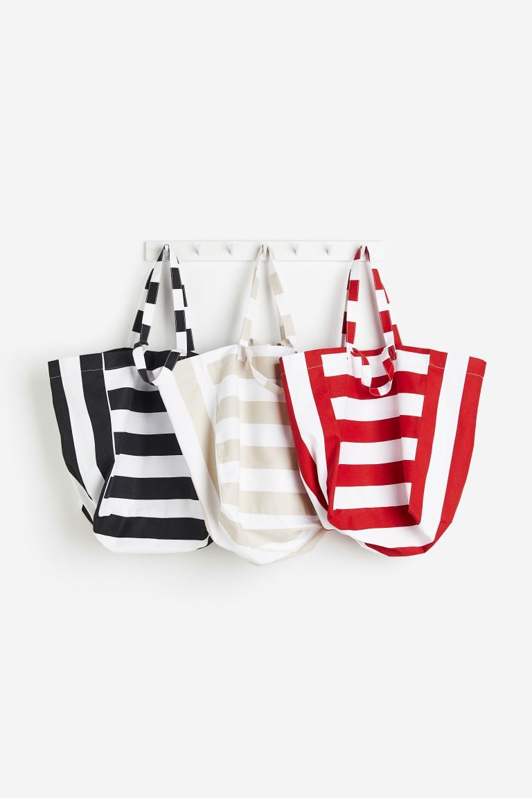 Cotton Canvas Beach bag | H&M (US)