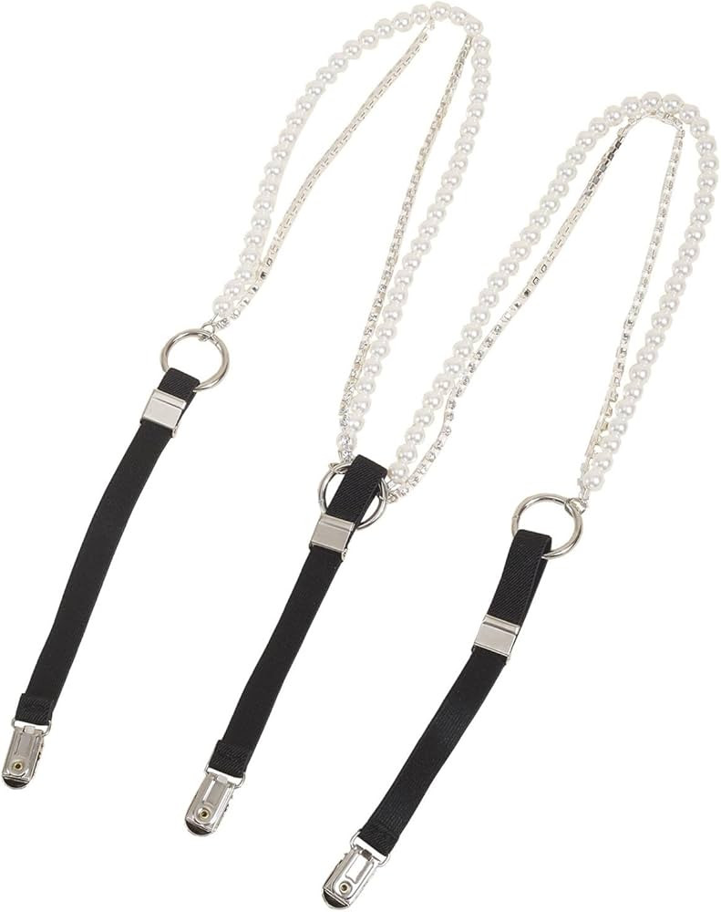 Body Harness Dress Waist Chain Women Suspenders Belt Faux Leather Black | Amazon (US)