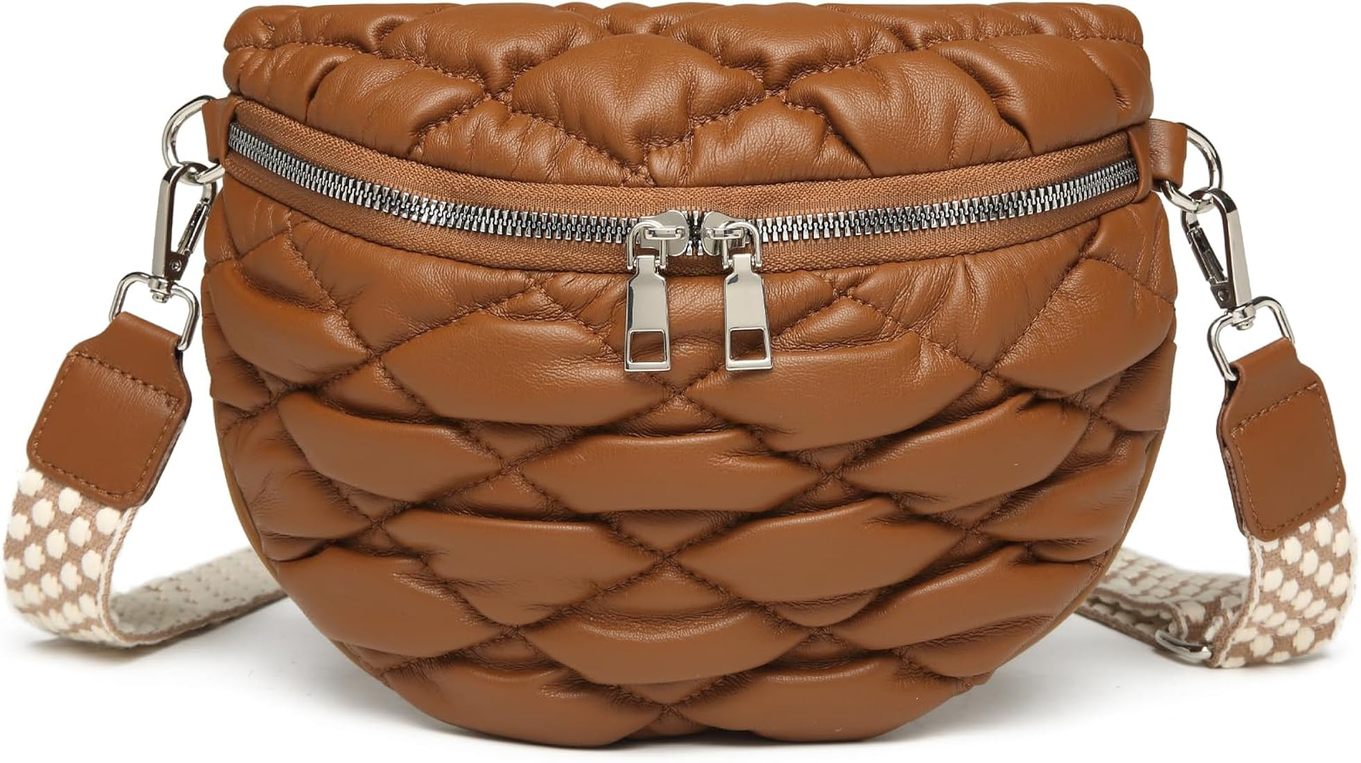 Eslcorri Crossbody Bags for Women - Fashion Sling Purse Shoulder Bag Fanny Pack Leather Causal Ch... | Amazon (US)