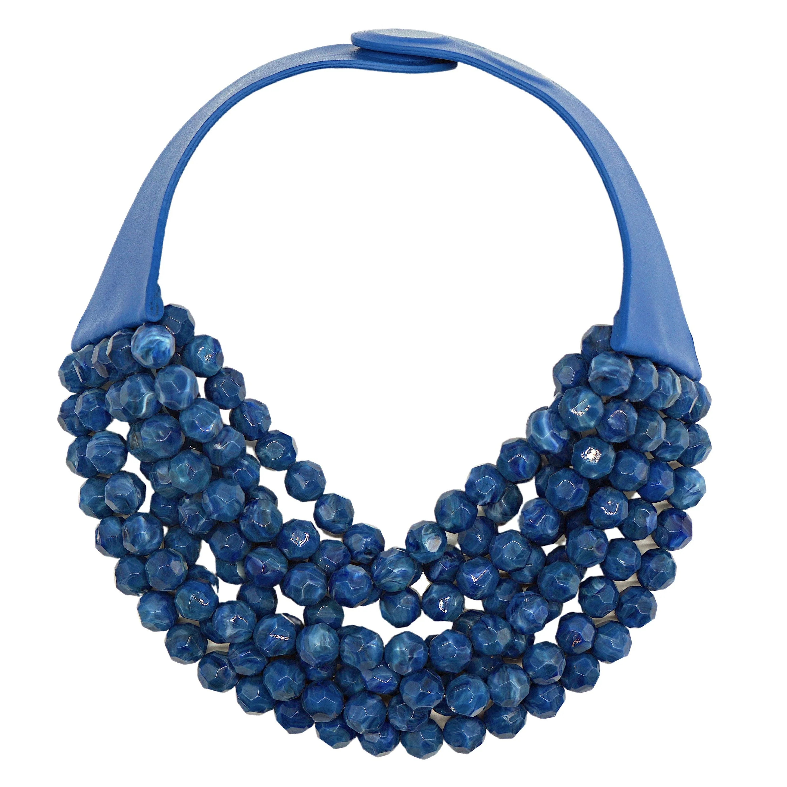 Bella Marble Denim Necklace | Fairchild Baldwin