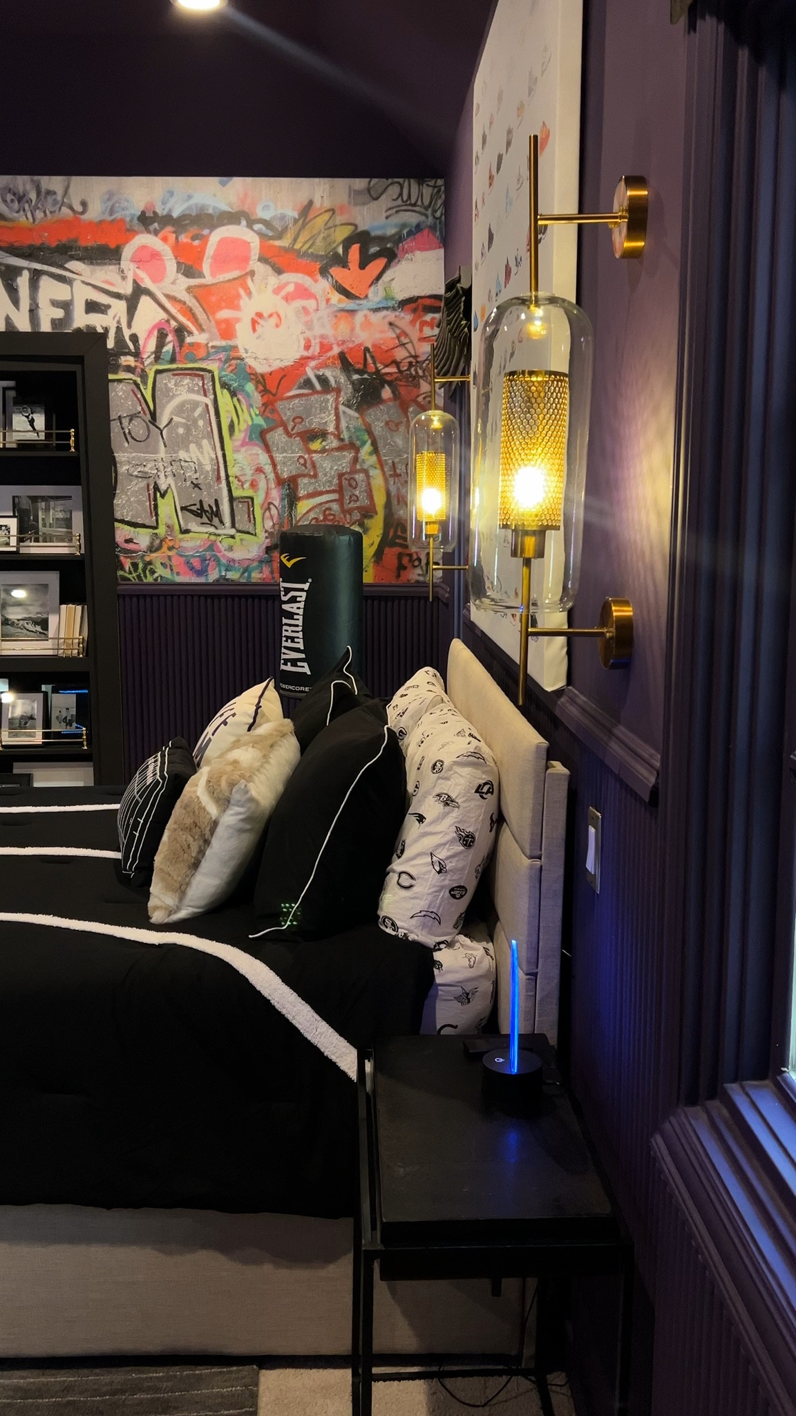 Obsessed with how this room came together. It feels modern, cozy, and perfect for a sports-loving boy.

#LTKSeasonal #LTKHome